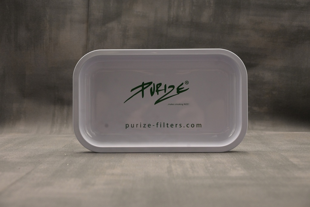 Purize White Metal Tray