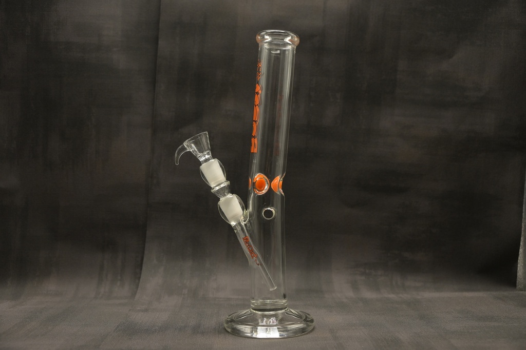 Boost - Hangover Red Glass Bong- H:32cm- Ø:40mm- Socket: 14.5mm- WT:5mm