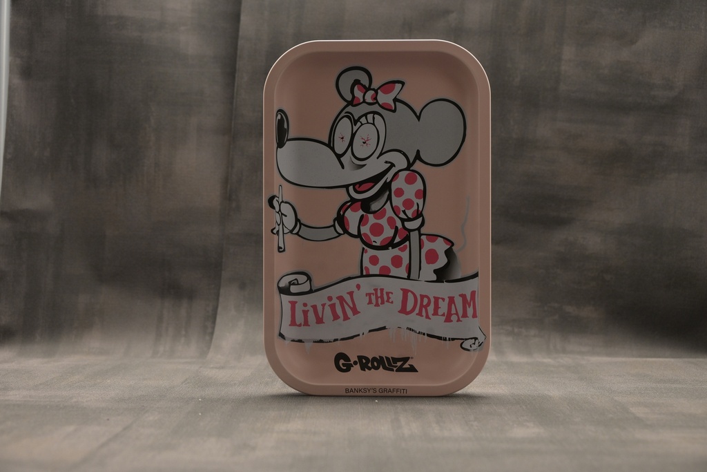 G-Rollz - Banksy's Graffiti Livin the Dream - Medium Tray 17.5 x 27.5cm