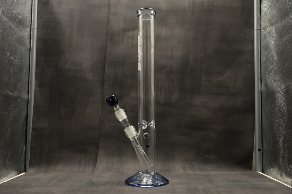 Boost - Cane Glass Bong -H:49cm- Ø:50mm- Socket:18.8mm- WT:5m - Blue