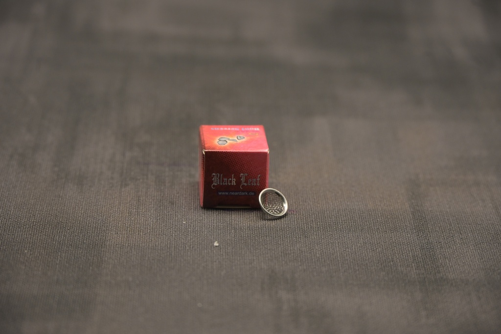 Edelstahlschüsselsieb 12,7mm Black Leaf - 5er Pack