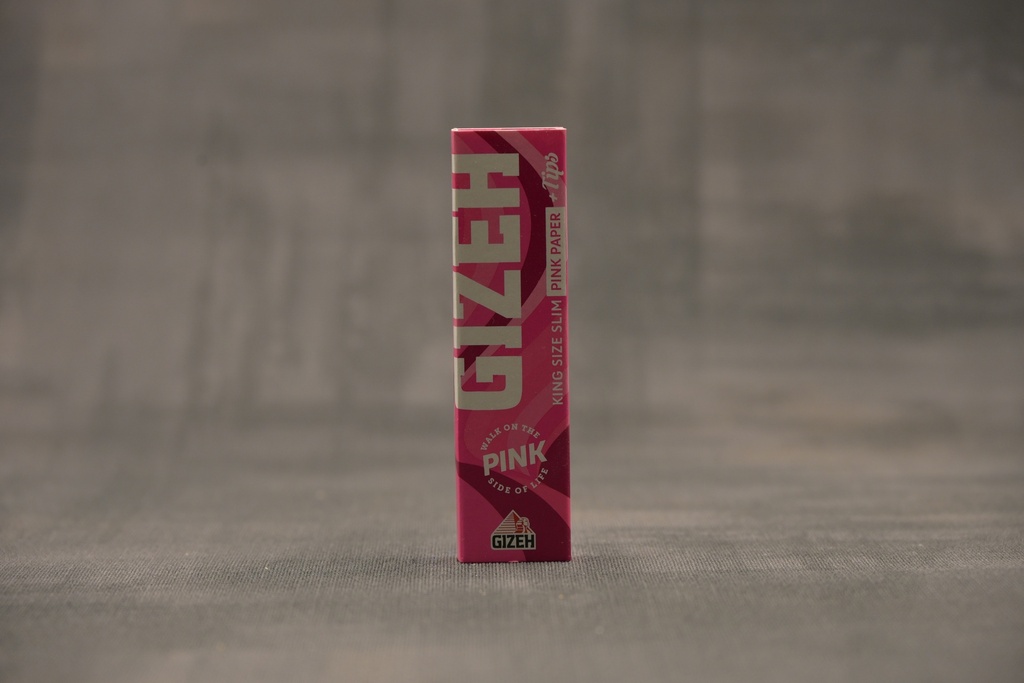 Gizeh ALL PINK King Size Slim + Tips