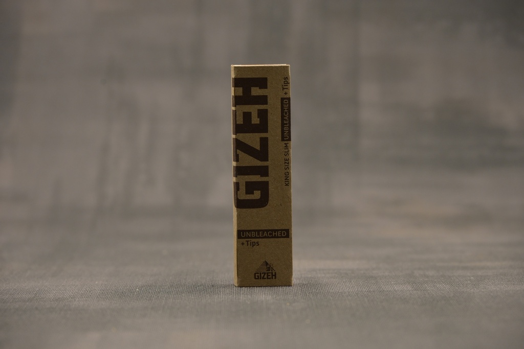 GIZEH Unbleached King Size Slim + Tips