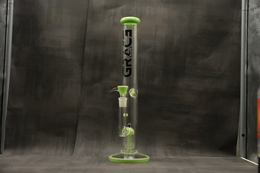 [P0013158] Grace Glass - Limited Edition StraightGreen Bong - H:41cm Socket:18,8cm TH:5mm