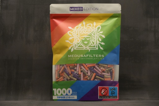 [P0013316] MEDUSAFILTERS Aktivkohlefilter - 1000er Pack - Mixed