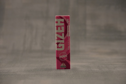 [P0000018] Gizeh ALL PINK King Size Slim + Tips