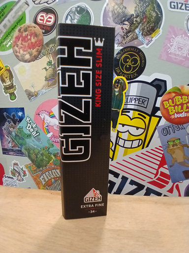 [P0000458] GIZEH BLACK King Size Slim