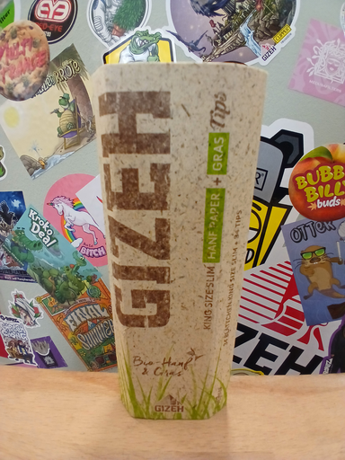 [P0000460] GIZEH Hanf + Gras King Size Slim + Tips