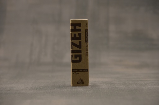 [P0002811] GIZEH Unbleached King Size Slim + Tips